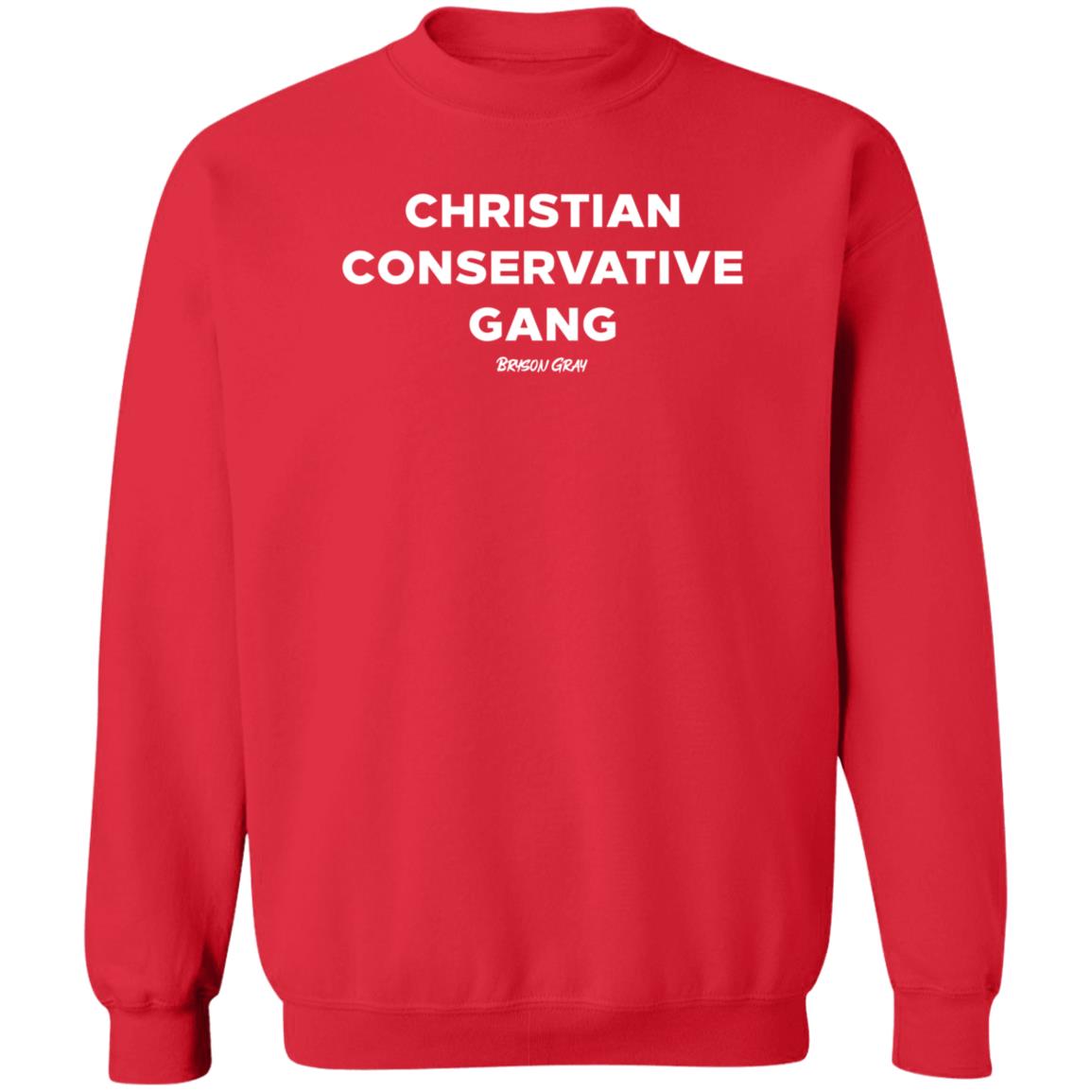Christian Conservative Gang Bryson Gray Hoodie Shirt Sweatshirt - Teechipus