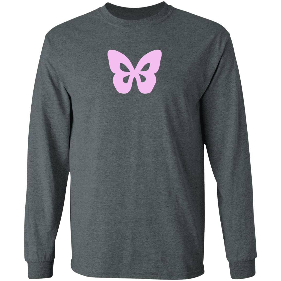 Luna Li Brown Butterfly Hoodie Luna Li Merch - Teechipus