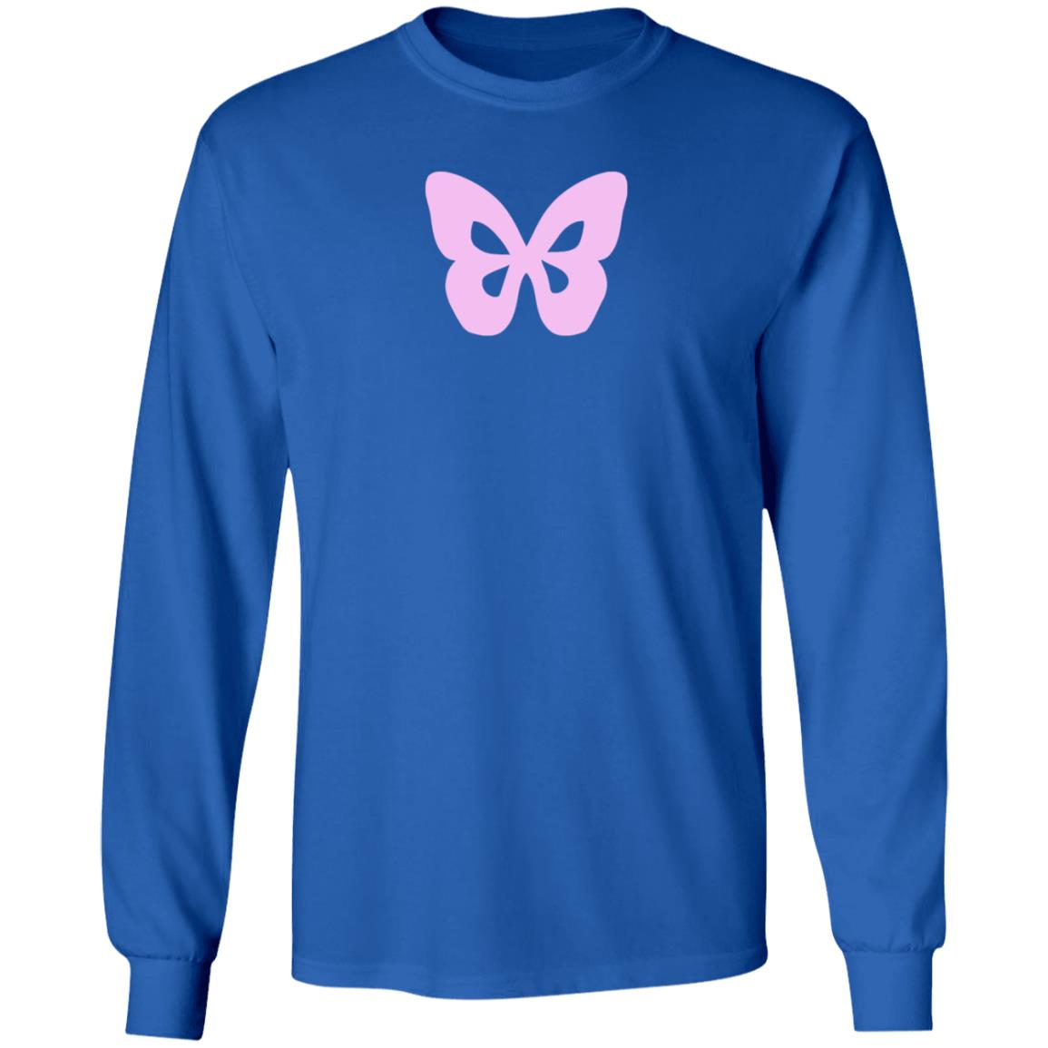 Luna Li Brown Butterfly Hoodie Luna Li Merch - Teechipus