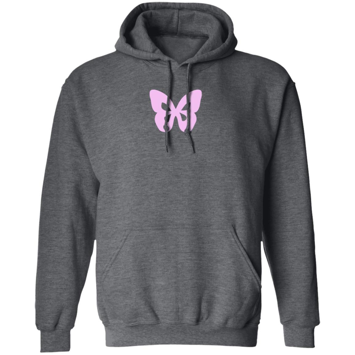 Luna Li Brown Butterfly Hoodie Luna Li Merch - Teechipus
