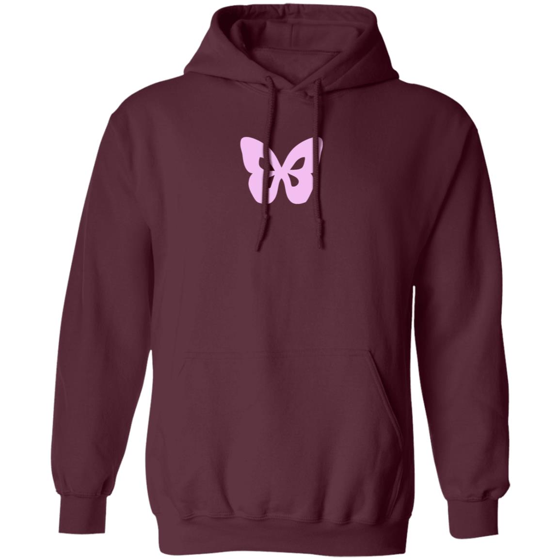 Luna Li Brown Butterfly Hoodie Luna Li Merch - Teechipus
