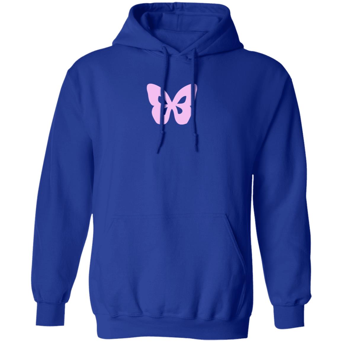 Luna Li Brown Butterfly Hoodie Luna Li Merch - Teechipus