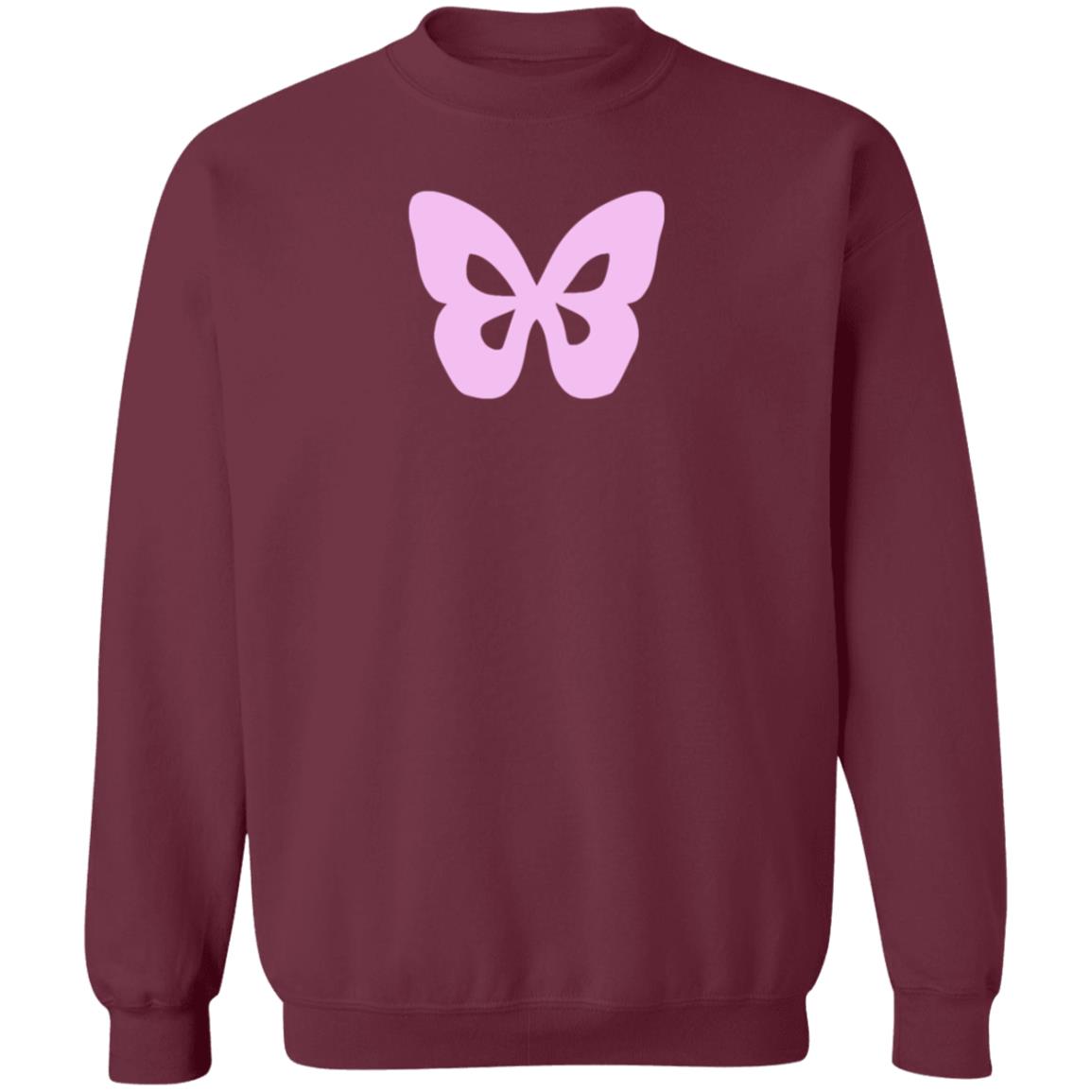Luna Li Brown Butterfly Hoodie Luna Li Merch - Teechipus