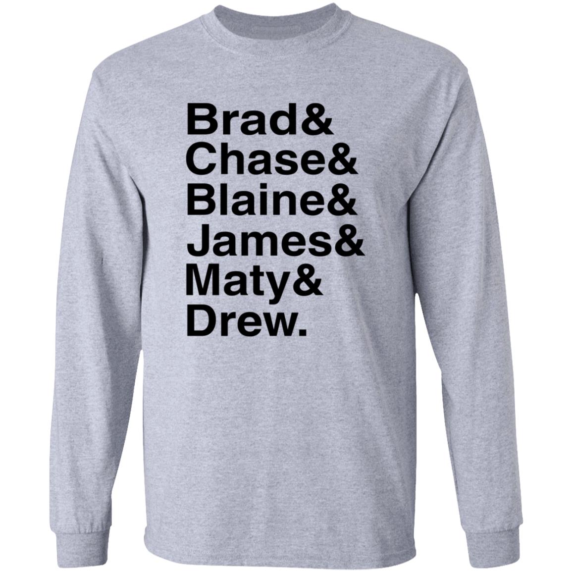 Brad Chase Blaine James Maty Drew Shirt 573Tees Merch Qb1 Shirt - Teechipus