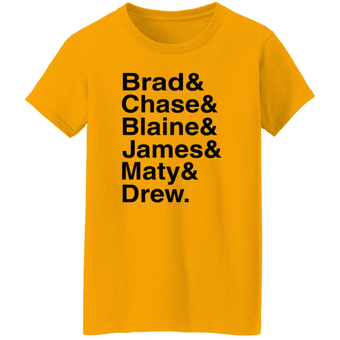 Brad Chase Blaine James Maty Drew Shirt 573Tees Merch Qb1 Shirt - Teechipus