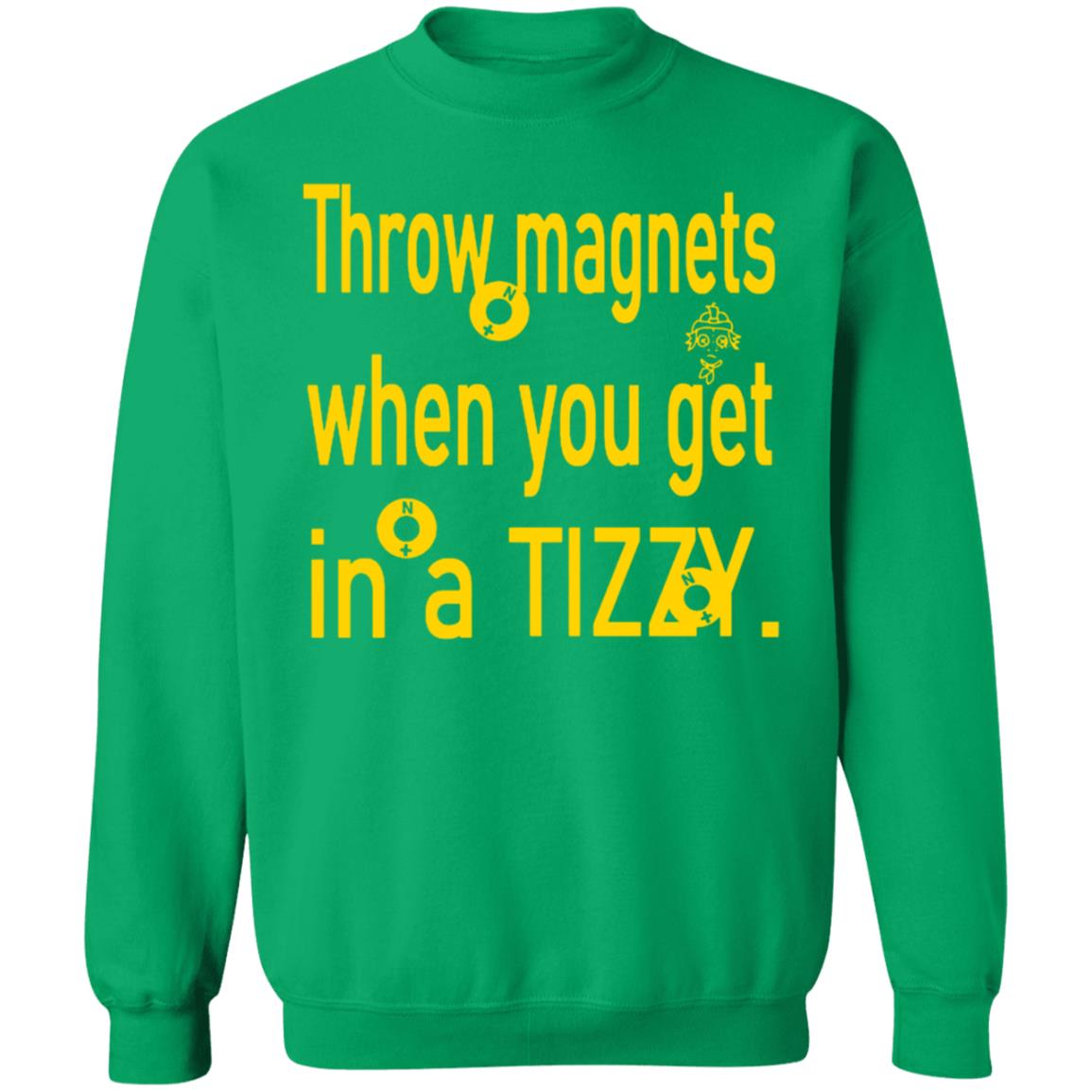 Throw Magnets When You Get In A Tizzy Shirt - Teechipus