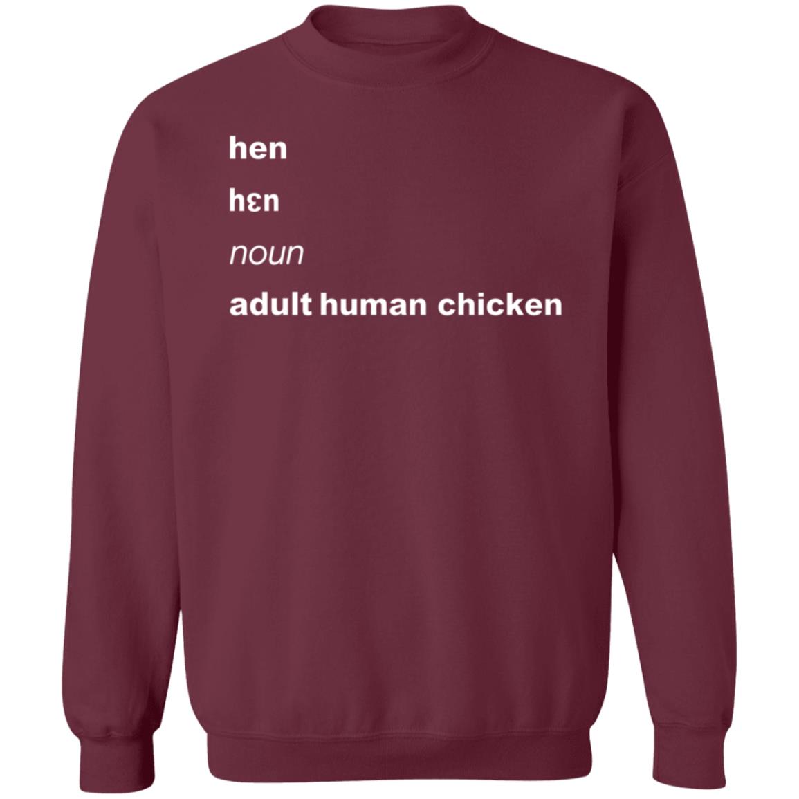 Hen Noun Adult Human Chicken Shirt Lgbwiththet - Teechipus