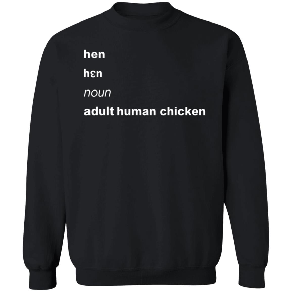 Hen Noun Adult Human Chicken Shirt Lgbwiththet - Teechipus