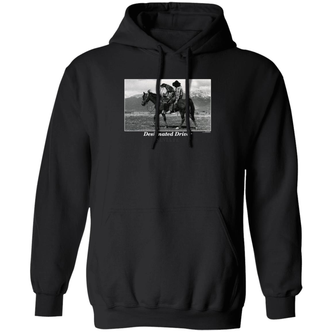 Designated Driver Santa Fe Shirt Vintage Designated Driver Santa Fe Cowboy And Dog Black Shirt Hoodie Sweatshirt - Teechipus