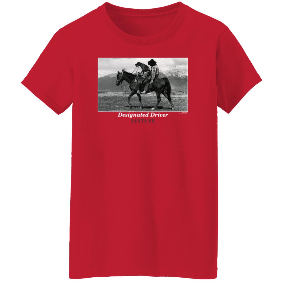 Designated Driver Santa Fe Shirt Vintage Designated Driver Santa Fe Cowboy And Dog Black Shirt Hoodie Sweatshirt - Teechipus