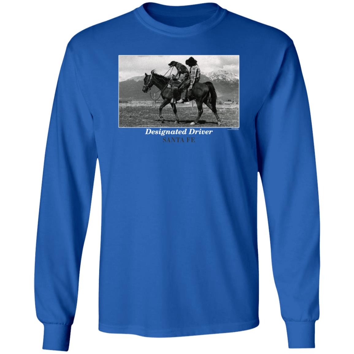 Designated Driver Santa Fe Shirt Vintage Designated Driver Santa Fe Cowboy And Dog Black Shirt Hoodie Sweatshirt - Teechipus