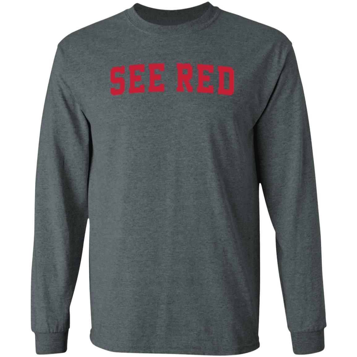 See Red Hoodie Barstoolsports Merch - Teechipus