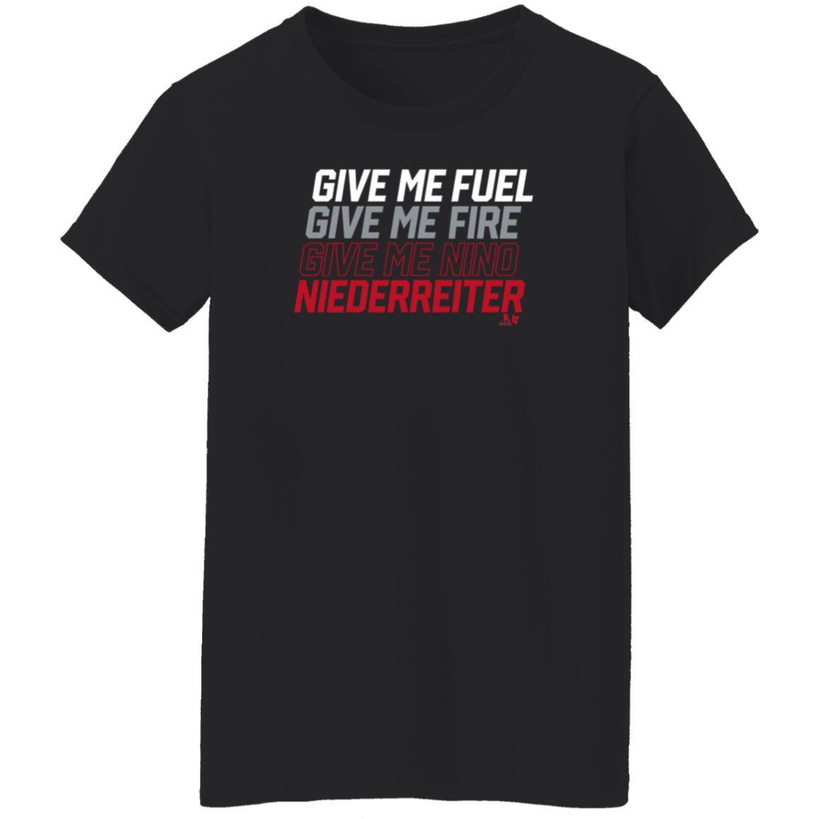 Breakingt Store Give Me Fuel Give Me Fire Give Me Nino Niederreiter Shirt Hoodie Sweatshirt - Teechipus