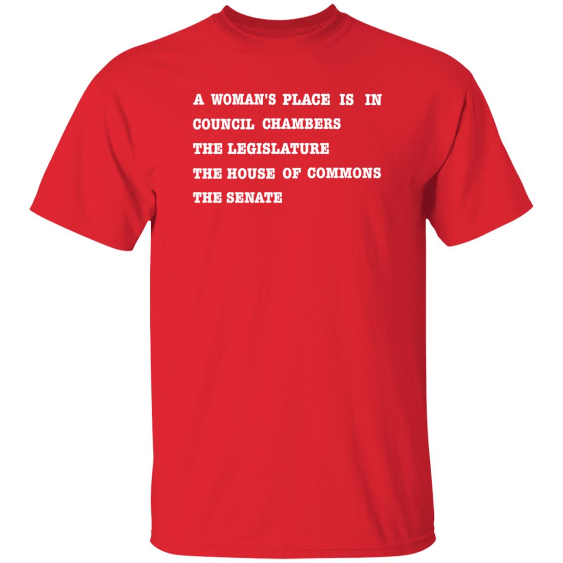 A Woman's Place Shirt Hoodie Sweatshirt Madame Premier Store - Teechipus