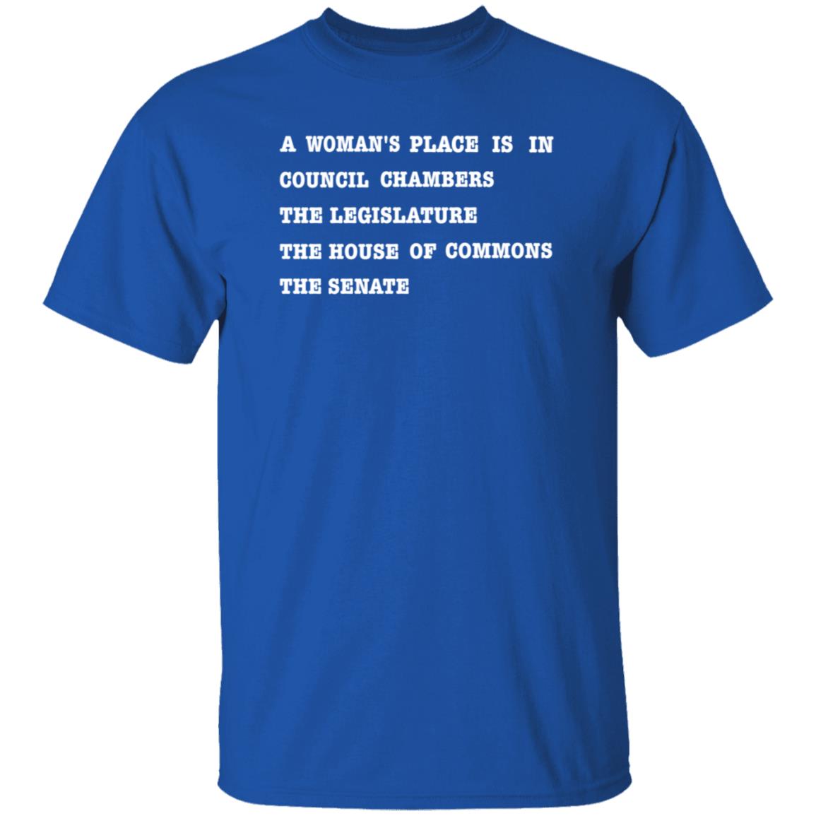 A Woman's Place Shirt Hoodie Sweatshirt Madame Premier Store - Teechipus