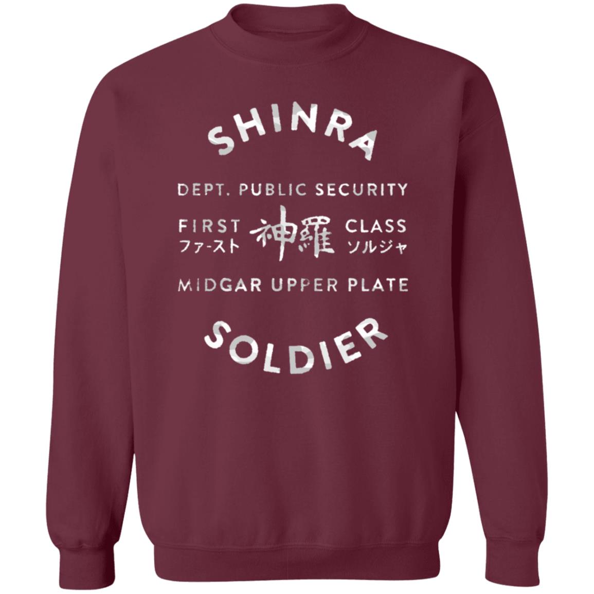 Shinra Soldier Shirt Matthewmercer Shinra Soldier Shirt Hoodie Sweatshirt - Teechipus