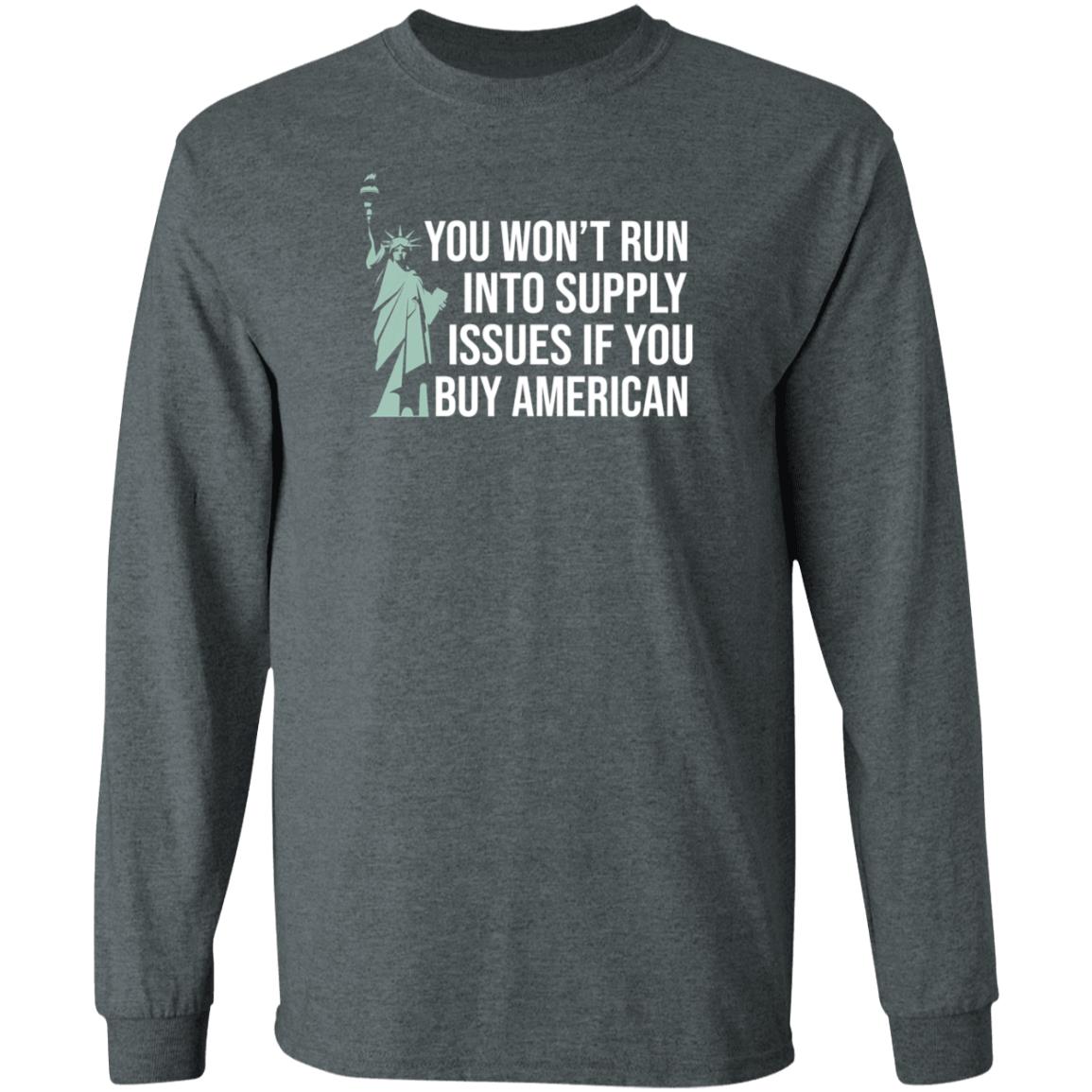 You Won't Run Into Supply Issues If You Buy American Shirt Hoodie Sweatshirt Donald Trump Jr - Teechipus