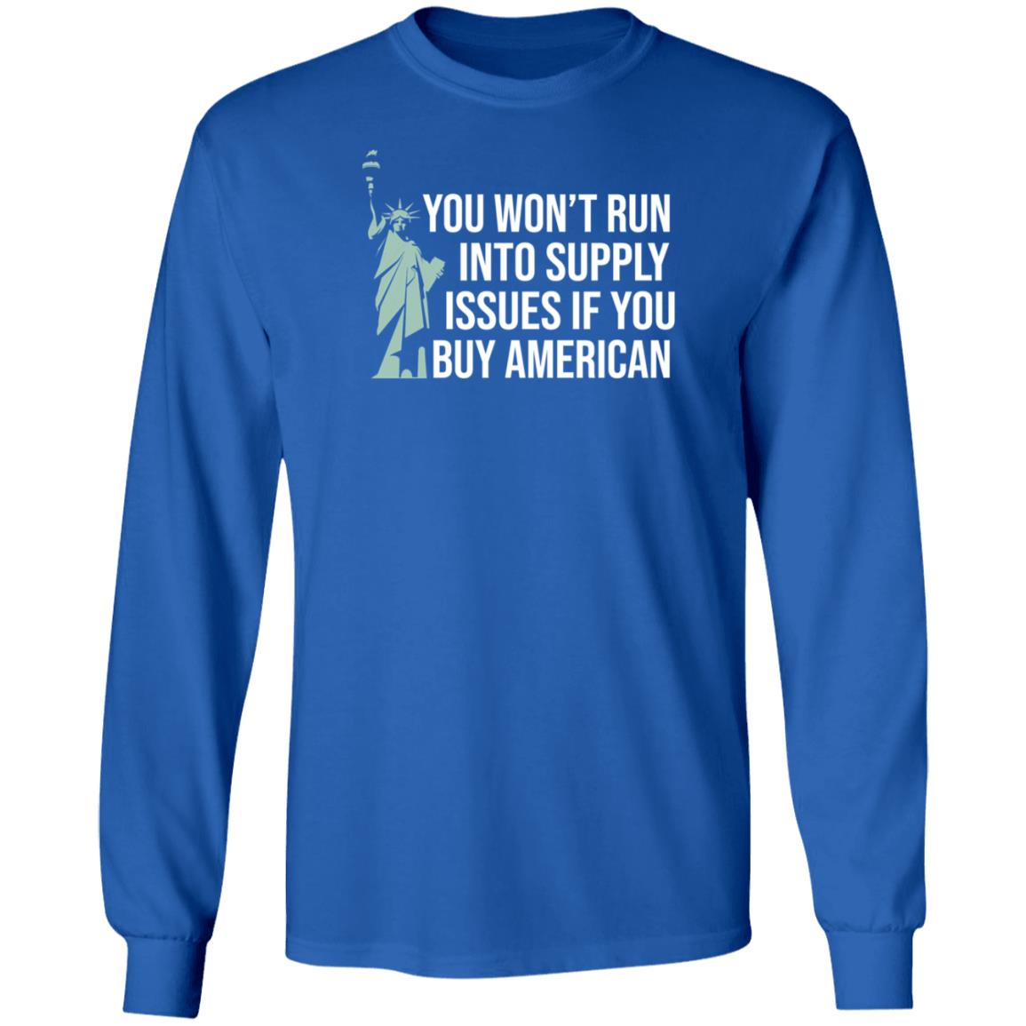 You Won't Run Into Supply Issues If You Buy American Shirt Hoodie Sweatshirt Donald Trump Jr - Teechipus