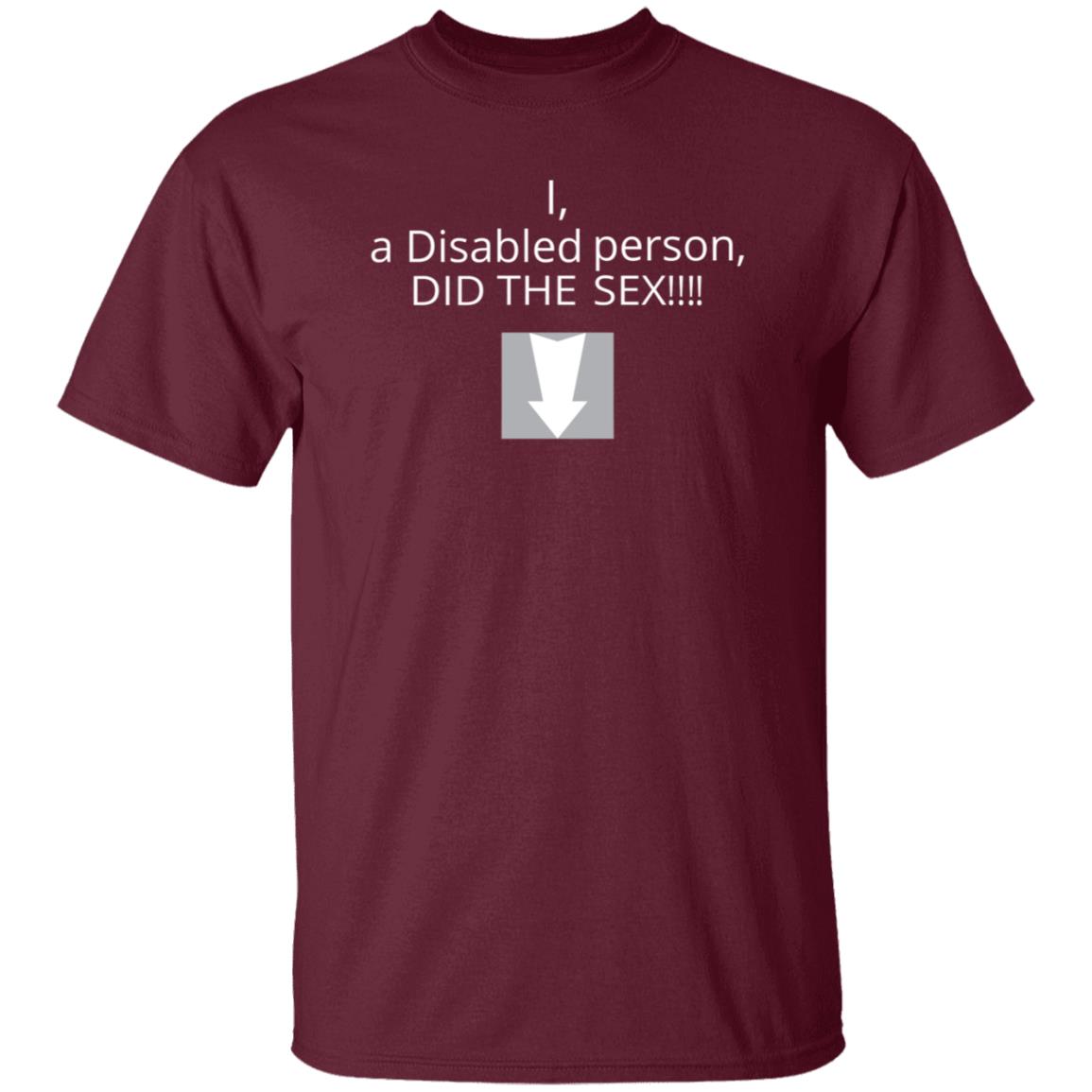 I A Disabled Person Did The Sex Shirt Cocainepoops I A Disabled Person Did The Sex Shirt Hoodie Sweatshirt - Teechipus