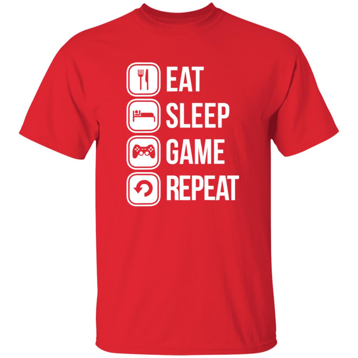 Eat Sleep Game Repeat Shirt Spooky Sweets - Teechipus