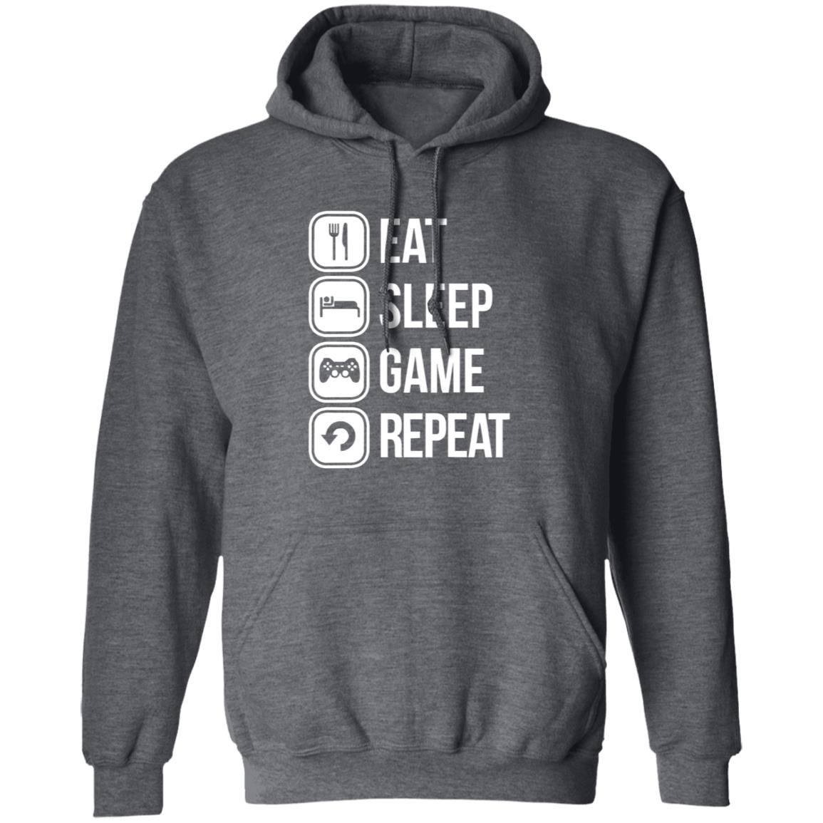 Eat Sleep Game Repeat Shirt Spooky Sweets - Teechipus
