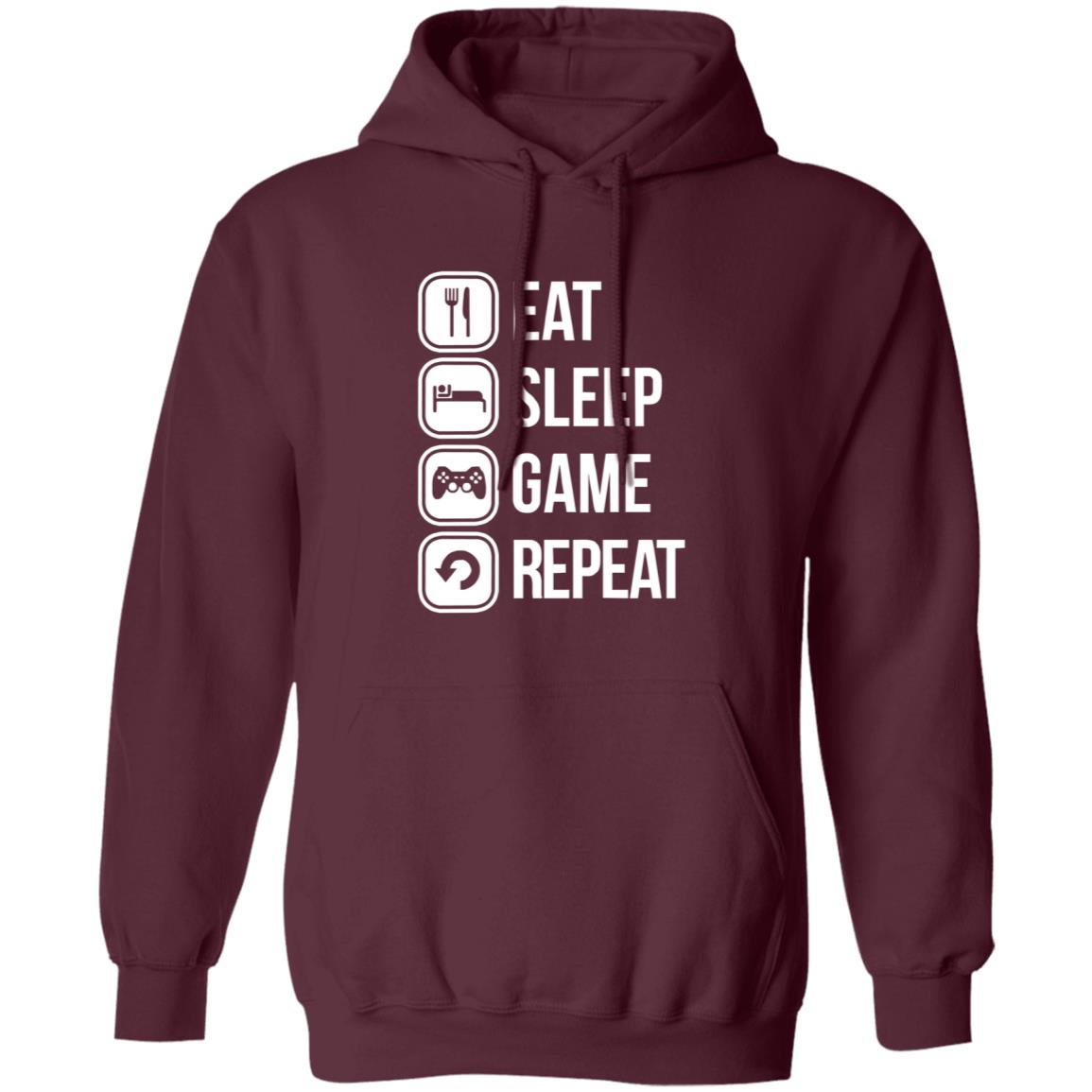Eat Sleep Game Repeat Shirt Spooky Sweets - Teechipus