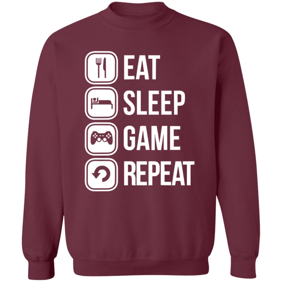 Eat Sleep Game Repeat Shirt Spooky Sweets - Teechipus