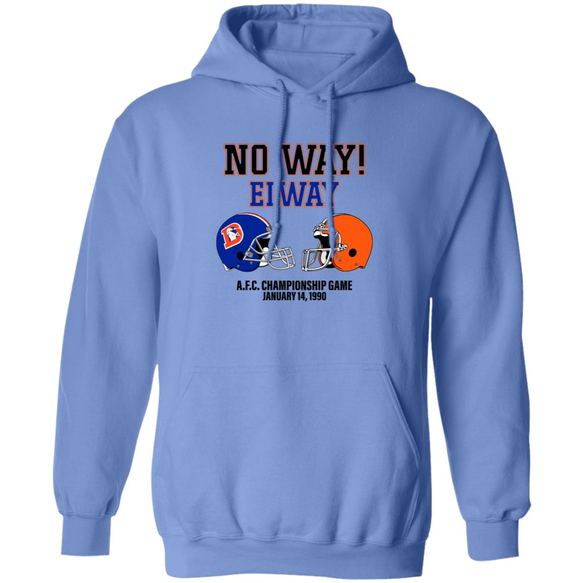 No Way Elway Browns Vs Broncos Afc Championship Game 1990 Shirt - Teechipus