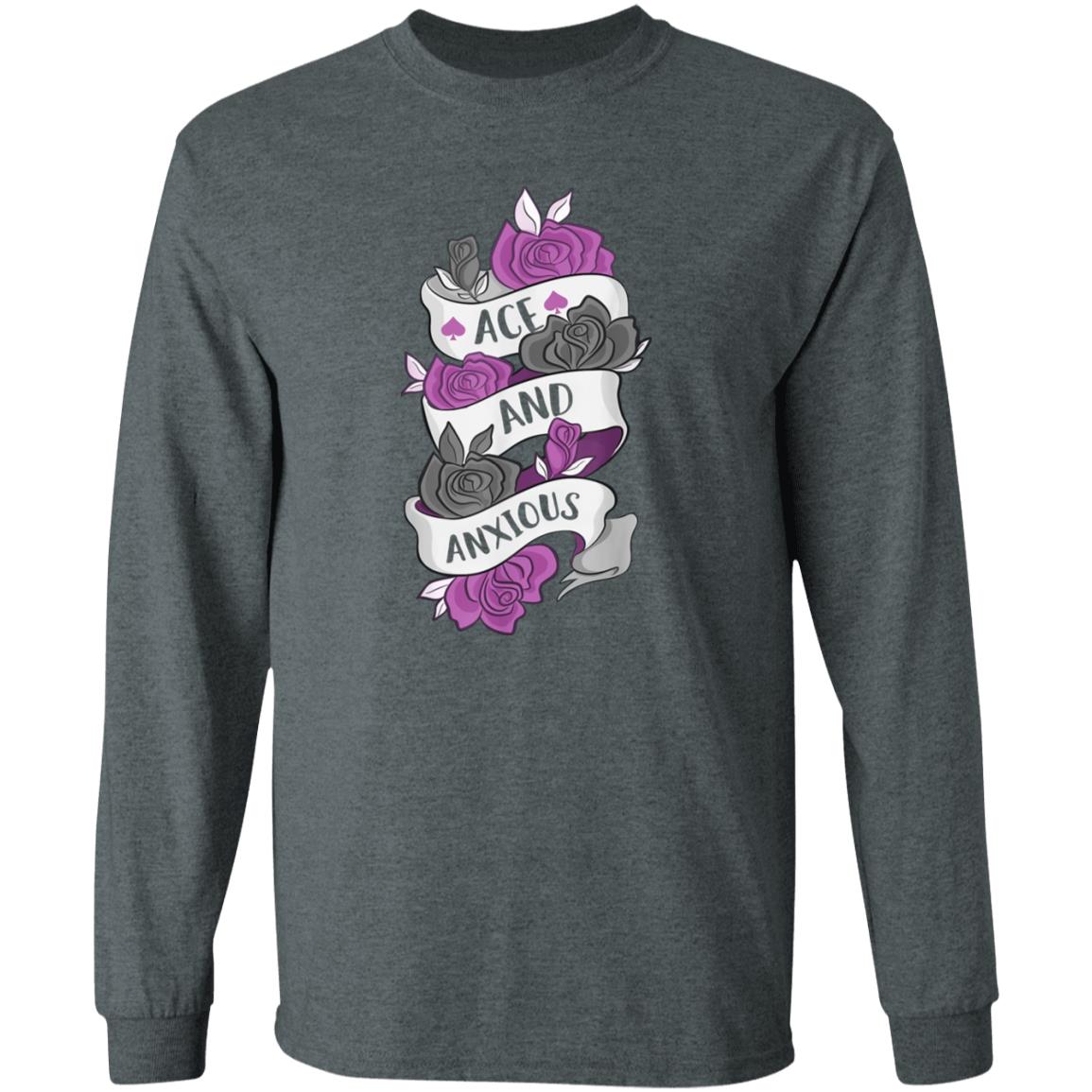 Ace And Anxious Shirt Miladyconfetti Ace And Anxious Shirt Hoodie Sweatshirt - Teechipus