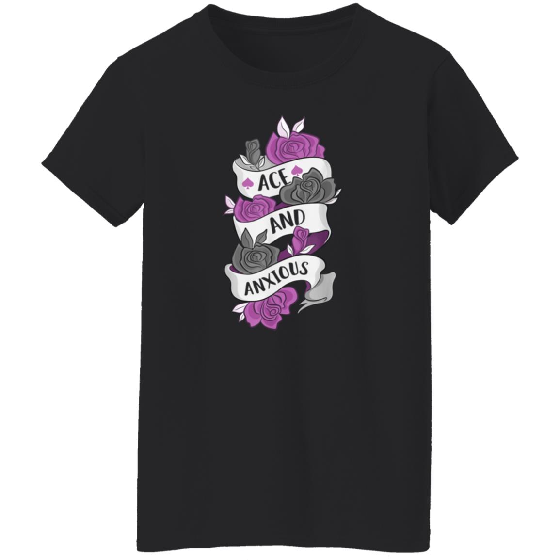 Ace And Anxious Shirt Miladyconfetti Ace And Anxious Shirt Hoodie Sweatshirt - Teechipus