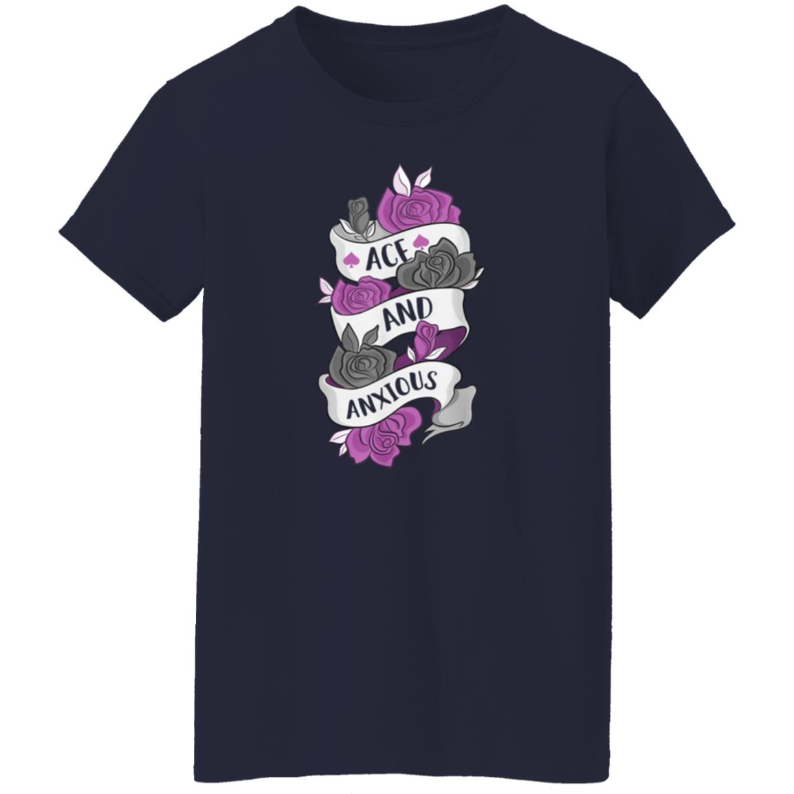 Ace And Anxious Shirt Miladyconfetti Ace And Anxious Shirt Hoodie Sweatshirt - Teechipus