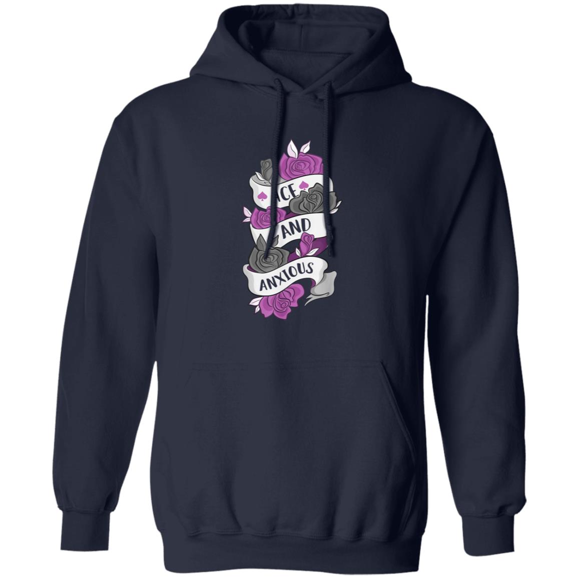 Ace And Anxious Shirt Miladyconfetti Ace And Anxious Shirt Hoodie Sweatshirt - Teechipus