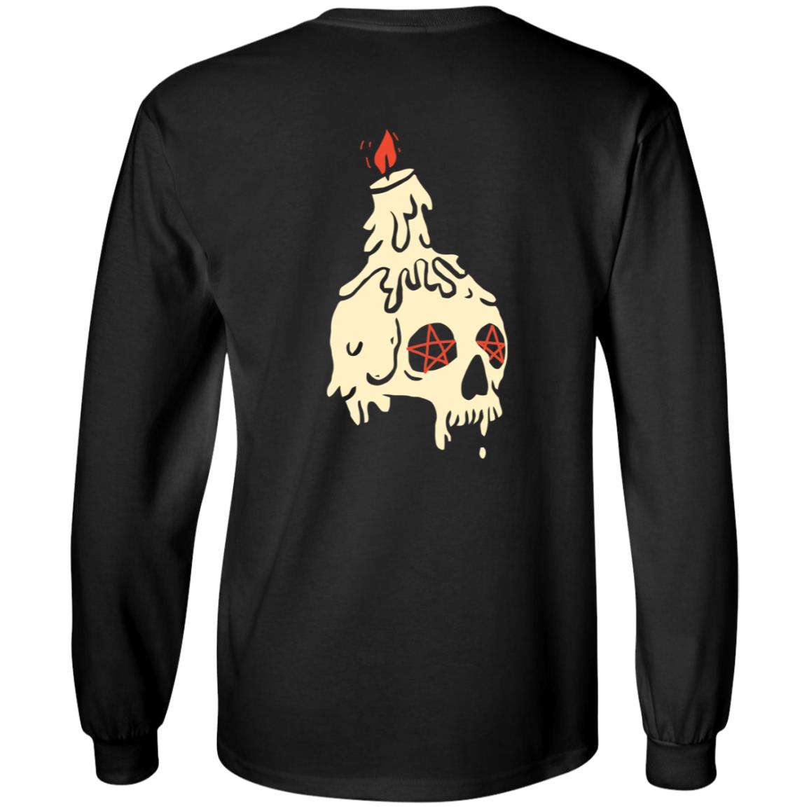 Lights Out Candle Skull Shirt Lights Out Podcast Merch Mile Higher - Teechipus