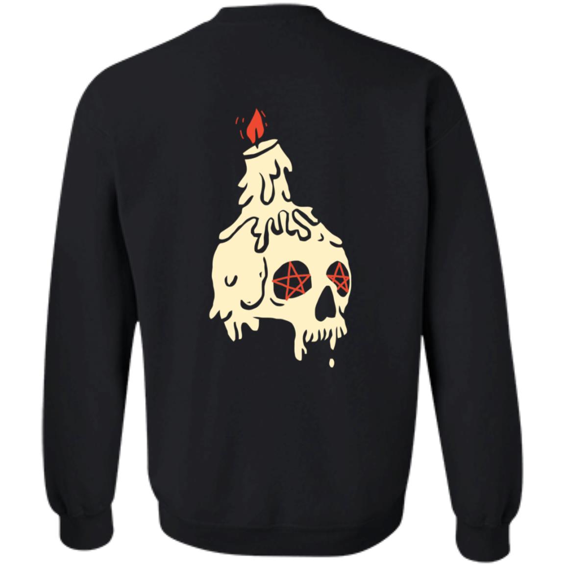 Lights Out Candle Skull Shirt Lights Out Podcast Merch Mile Higher - Teechipus