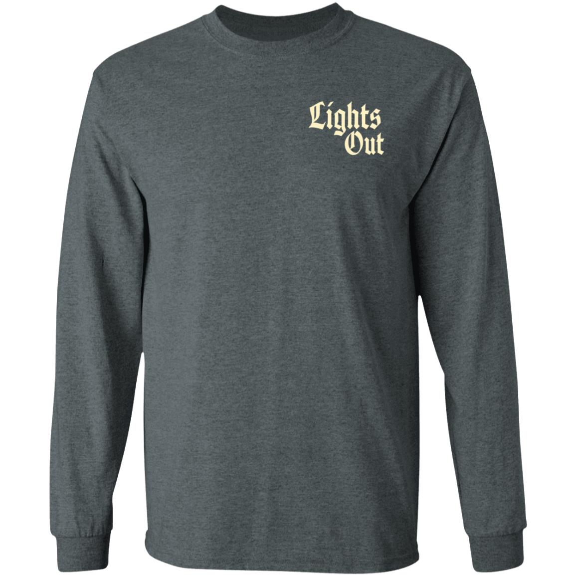 Lights Out Candle Skull Shirt Lights Out Podcast Merch Mile Higher - Teechipus
