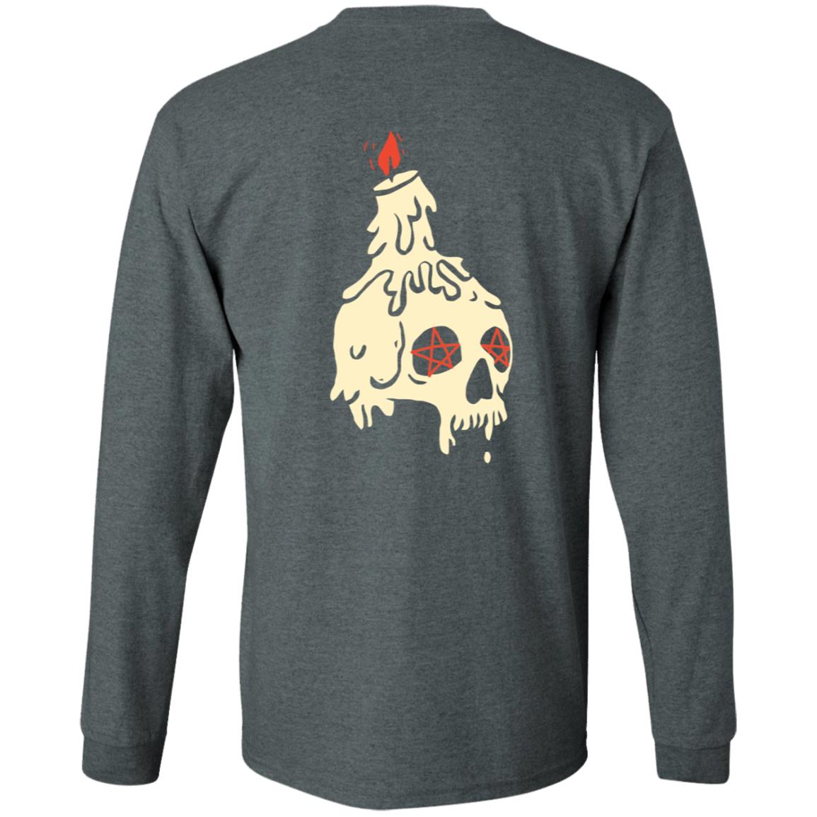 Lights Out Candle Skull Shirt Lights Out Podcast Merch Mile Higher - Teechipus