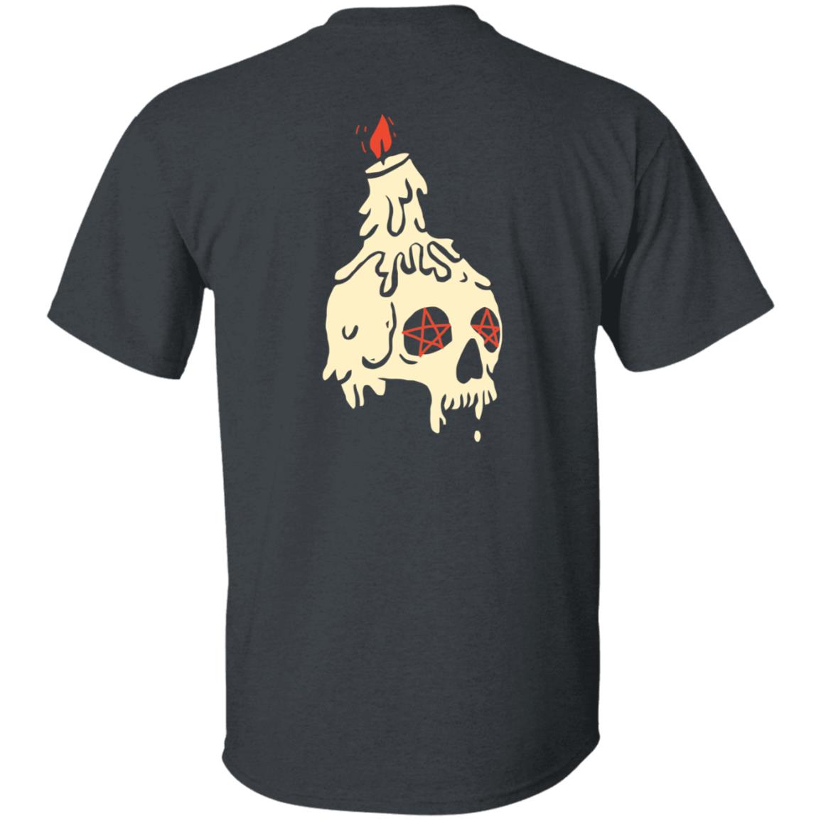 Lights Out Candle Skull Shirt Lights Out Podcast Merch Mile Higher - Teechipus