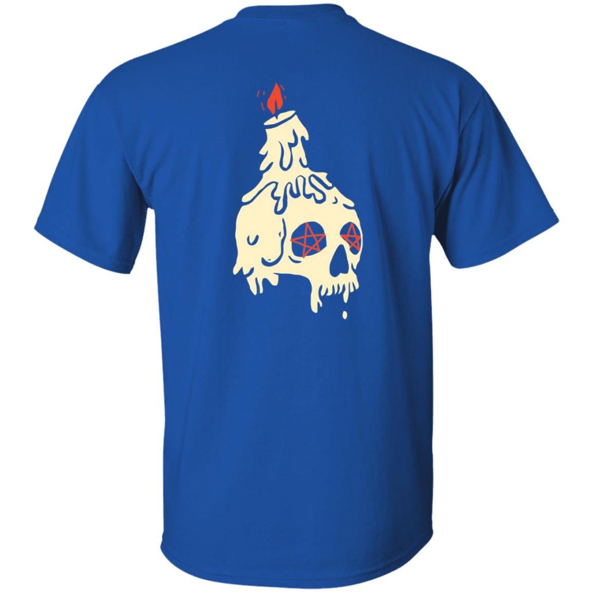 Lights Out Candle Skull Shirt Lights Out Podcast Merch Mile Higher - Teechipus