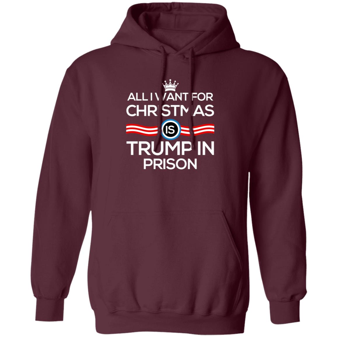 Andy Aohen All I Want For Christmas Is Trump In Prison Shirt - Teechipus