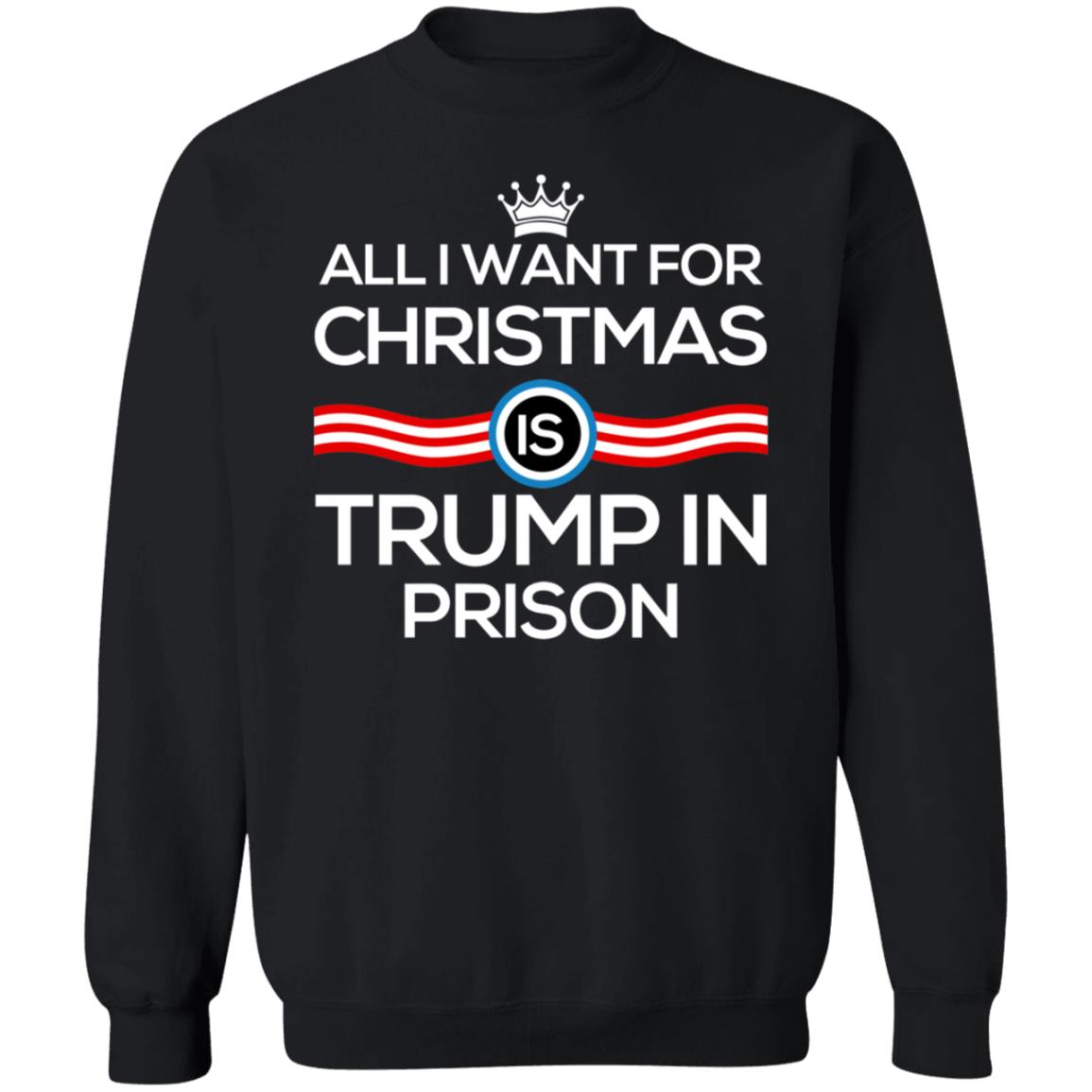 Andy Aohen All I Want For Christmas Is Trump In Prison Shirt - Teechipus