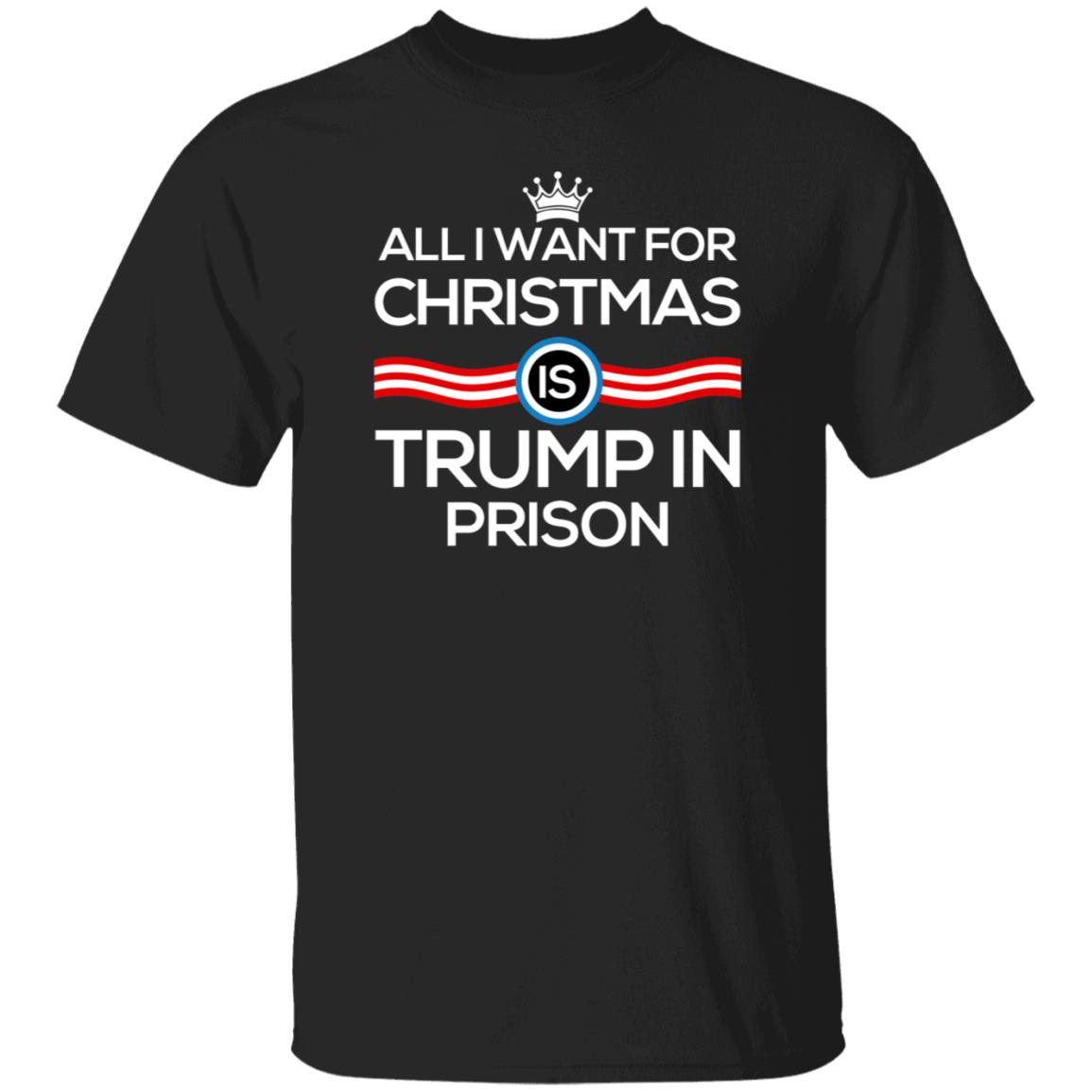 Andy Aohen All I Want For Christmas Is Trump In Prison Shirt - Teechipus