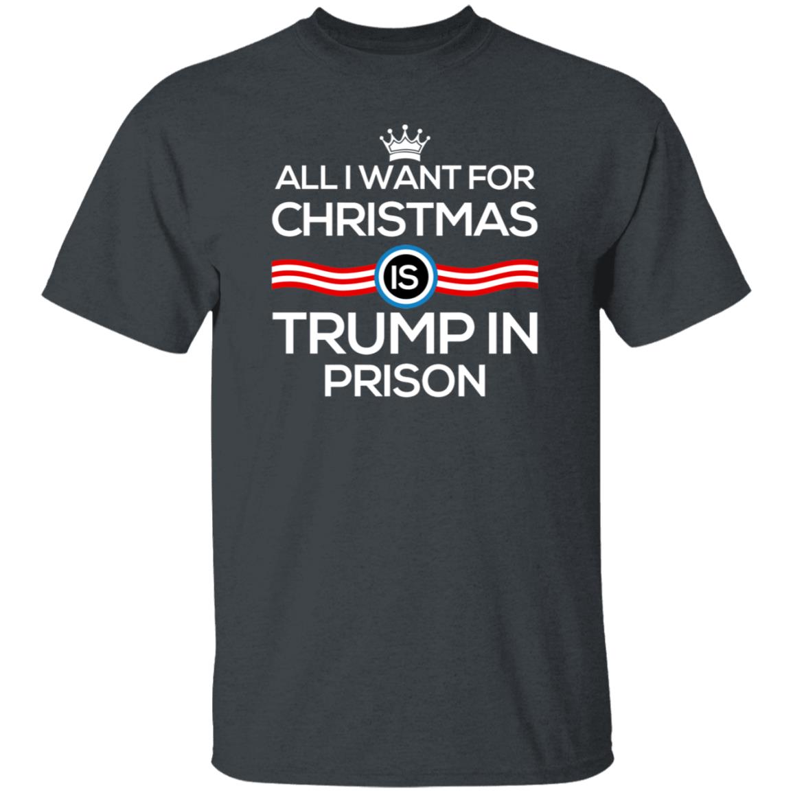 Andy Aohen All I Want For Christmas Is Trump In Prison Shirt - Teechipus
