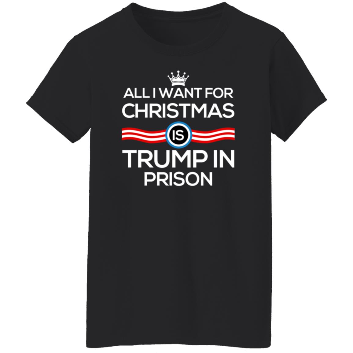 Andy Aohen All I Want For Christmas Is Trump In Prison Shirt - Teechipus