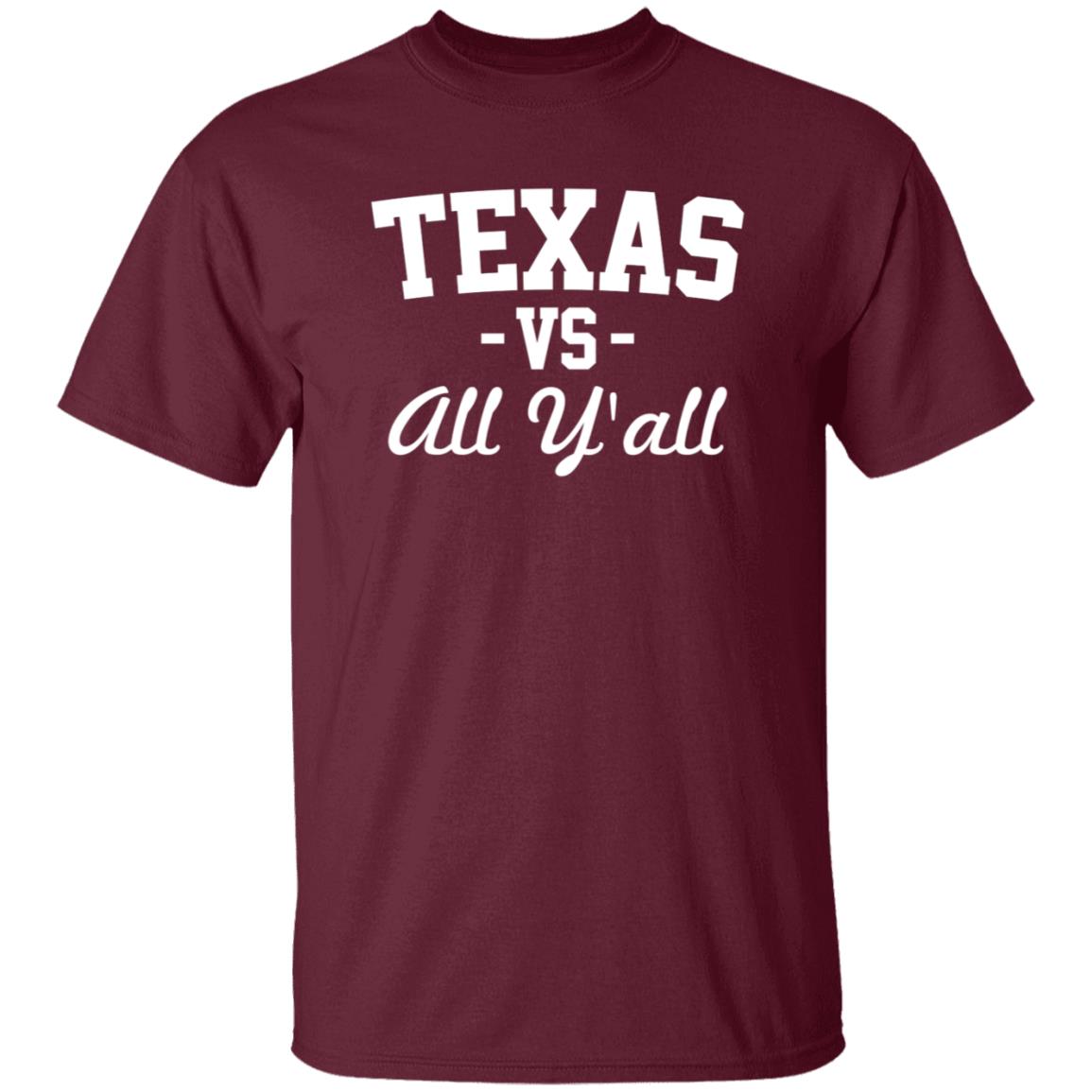 Texas Vs All Y'all Shirt Dicker The Kicker Texas Versus All Y'all Hoodie - Teechipus