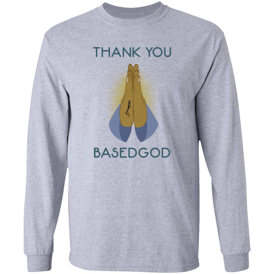 Thank You Basedgod Hoodie Basedworld Store Thank You Basedgod Praying Hoodie - Teechipus
