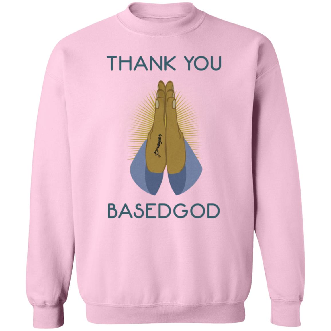 Thank You Basedgod Hoodie Basedworld Store Thank You Basedgod Praying Hoodie - Teechipus