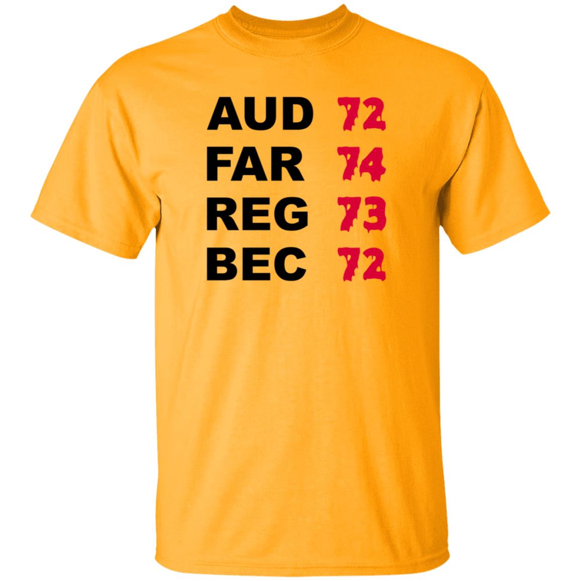 Aud 72 Far 74 Reg 73 Bec 72 Shirt Hoodie Sweatshirt - Teechipus