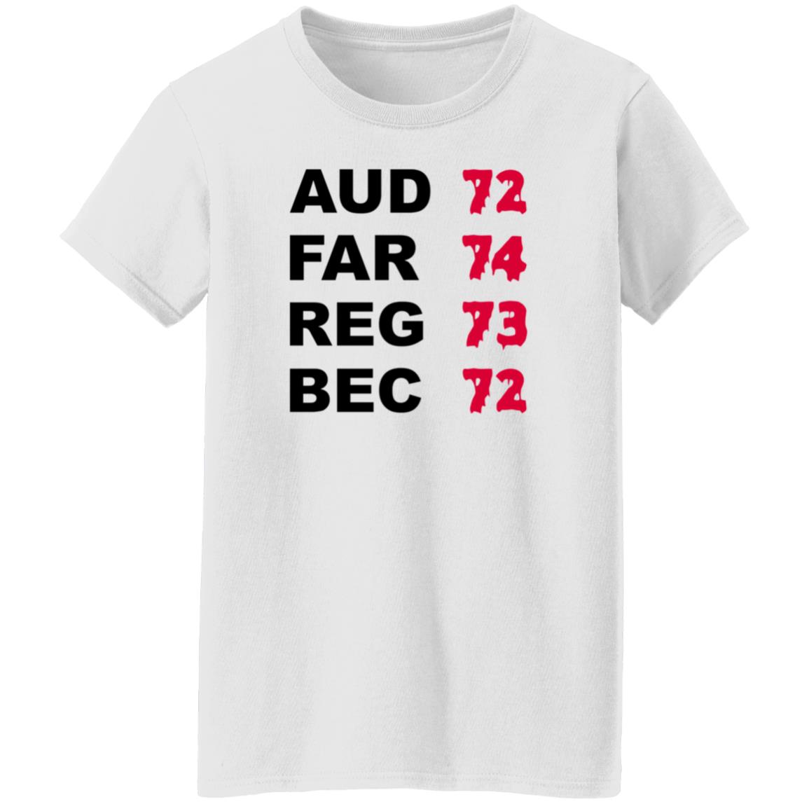 Aud 72 Far 74 Reg 73 Bec 72 Shirt Hoodie Sweatshirt - Teechipus
