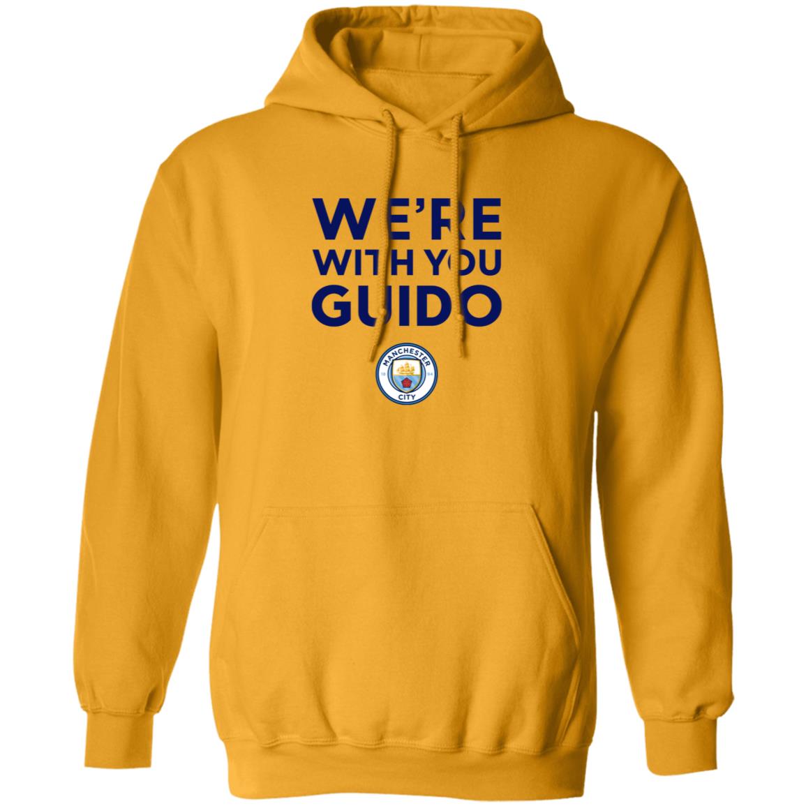 City Chief Pep Guardiola We're With You Guido Flemish Supporter Champions League Shirt Hoodie Sweatshirt - Teechipus