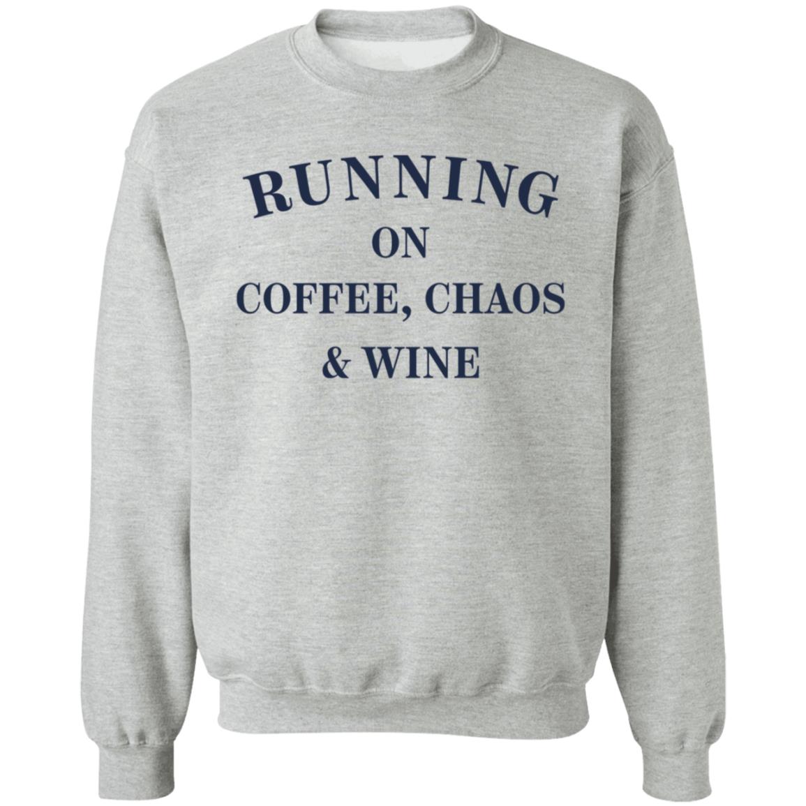 Running On Coffee Chaos Wine Shirt Maria Running On Coffee Chaos Wine Shirt Hoodie Sweatshirt - Teechipus